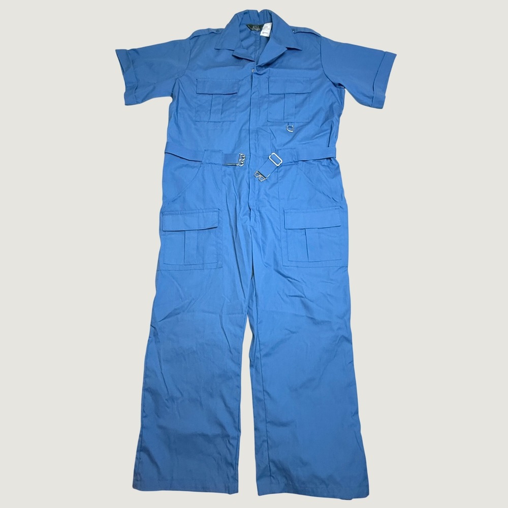 NOS VTG Bass Pro Shops Outdoor Jumpsuit Coveralls Men XXL 50-52 Short Sleeve NEW